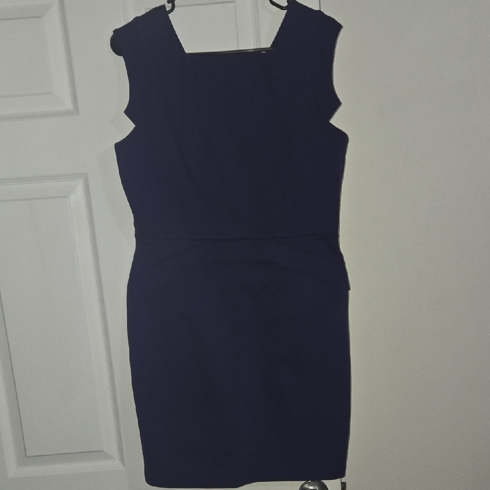 Jennifer Lopez Dark Blue Mini Dress
